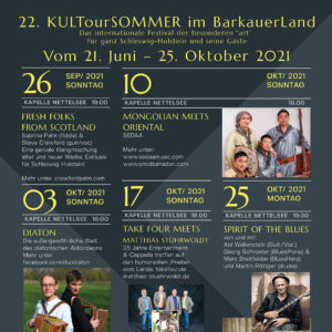 Read more about the article 22. KULTourSOMMER im BarkauerLand