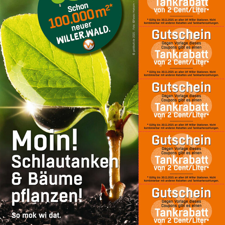 Read more about the article Schlautanken und Bäume pflanzen!