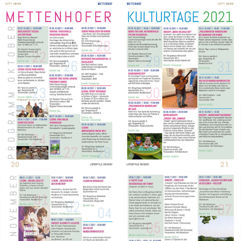 Mettenhofer Kulturtage 2021