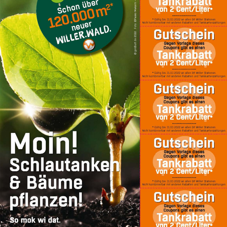 Read more about the article Schlautanken und Bäume pflanzen!