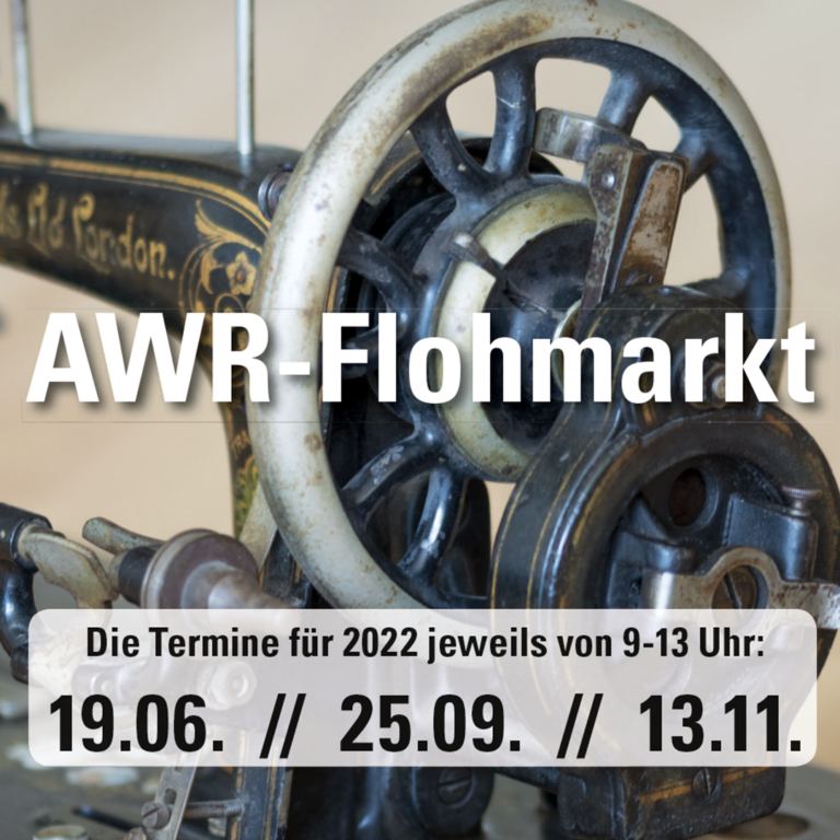 Read more about the article AWR-Flohmarkt:  Menschen unterstützen – Umwelt schützen
