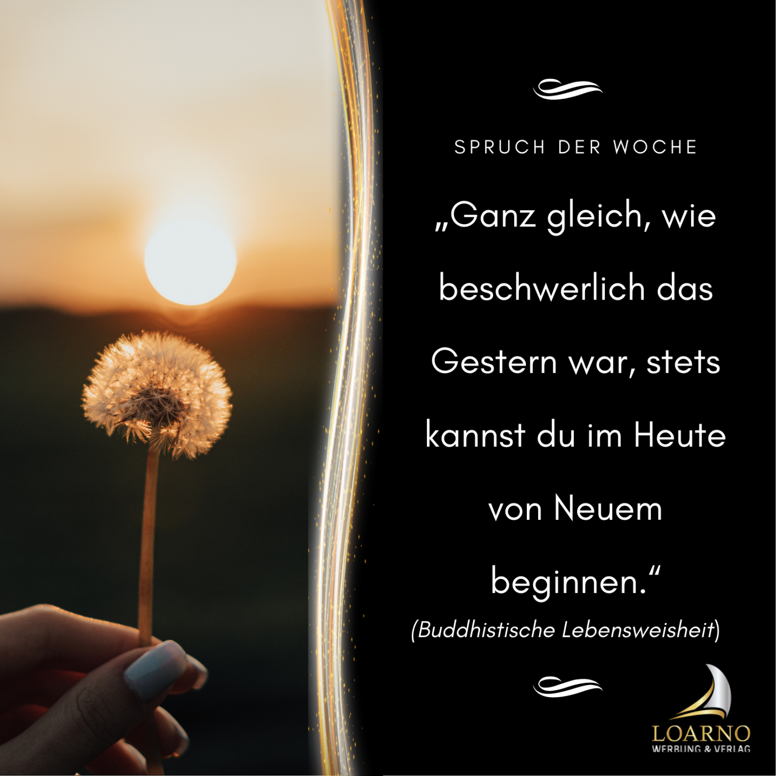 Unser Spruch der Woche LOARNO Werbung & Verlag