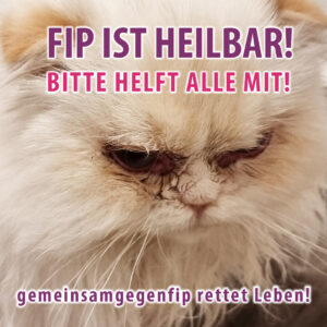 Read more about the article FIP IST HEILBAR! – BITTE HELFT ALLE MIT!
